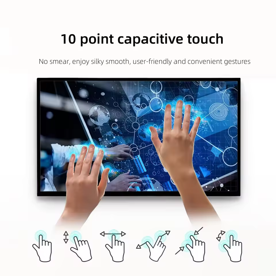 Monitor touch interattivo Android 32–65″ — dettaglio 2