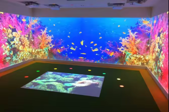 Sistema di projection mapping immersivo chiavi in mano — dettaglio 2