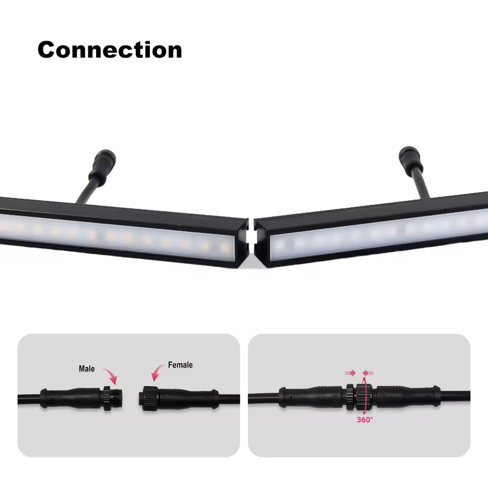 Barra LED Pixel RGBW ArtNet/SPI da 1 m — dettaglio 3