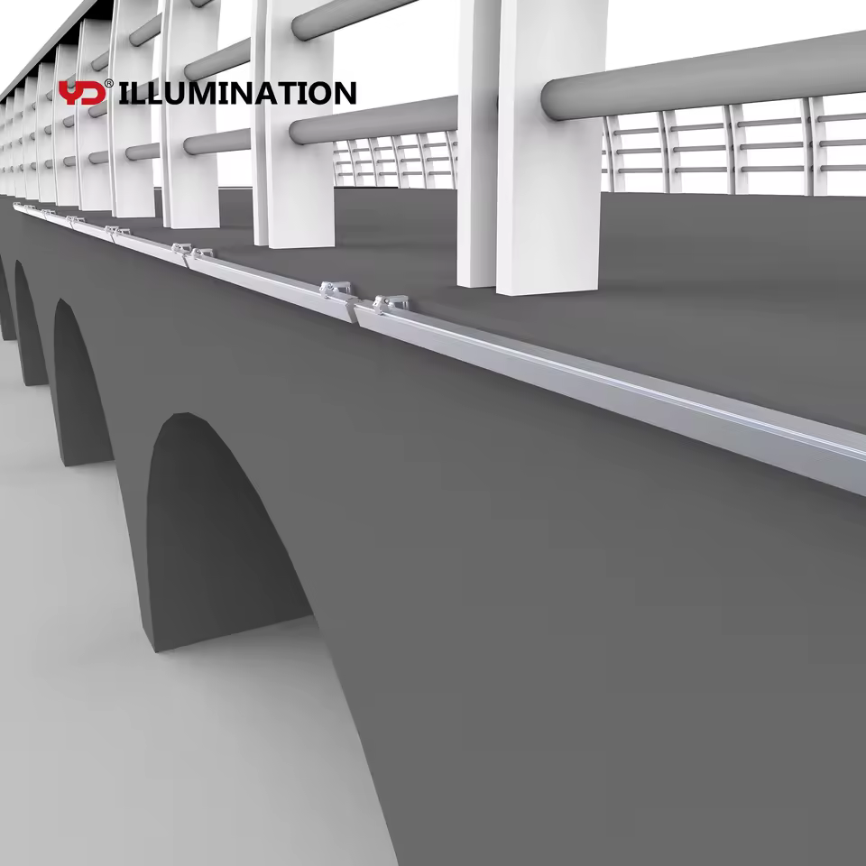 Barra lineare LED Pixel RGB DMX per facciate — dettaglio 3