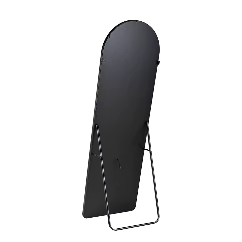 Specchio LED ad arco touch a figura intera — dettaglio 2