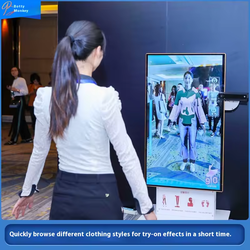 Specchio virtual fitting AR 43/55″ con rilevamento gesti — dettaglio 3