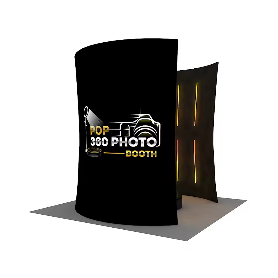 Cabina Photobooth LED portatile per eventi — dettaglio 3