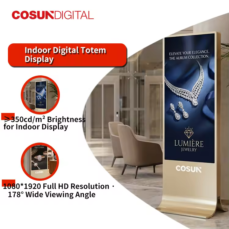 Totem touch screen outdoor IP65 per digital signage — dettaglio 2