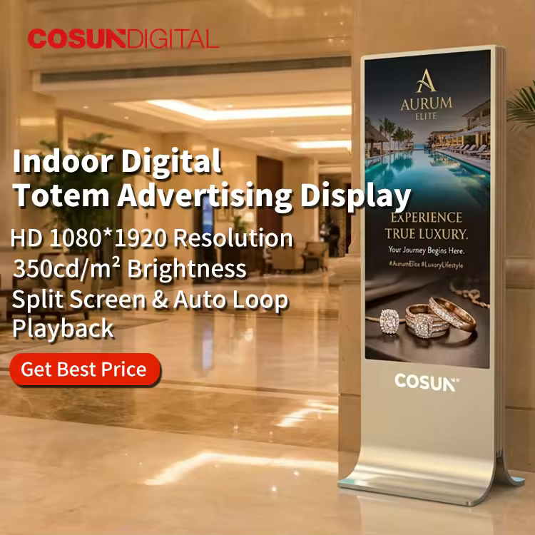 Totem touch screen outdoor IP65 per digital signage — dettaglio 3