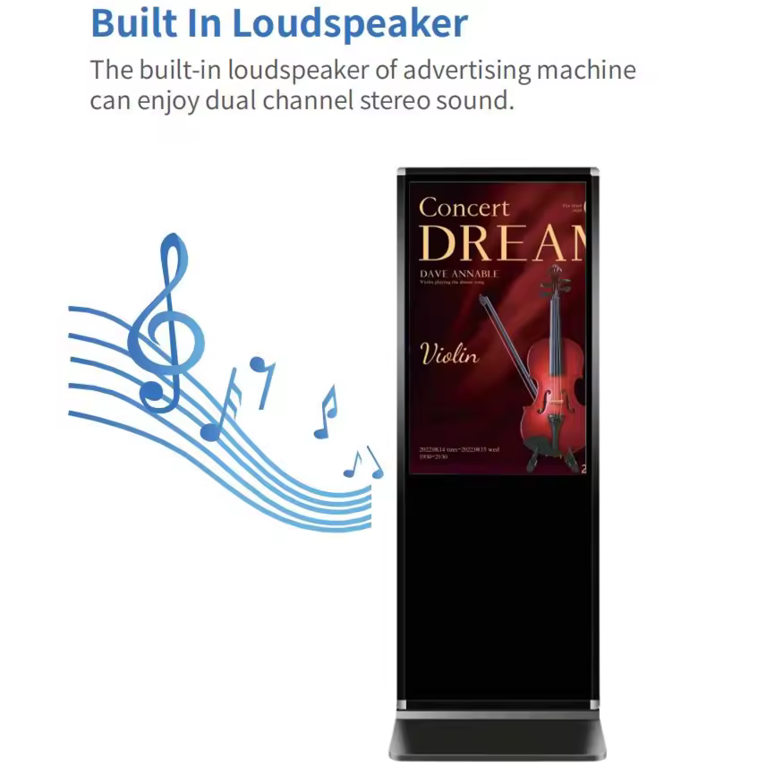 Totem touch screen indoor 43/55″ per digital signage — dettaglio 3