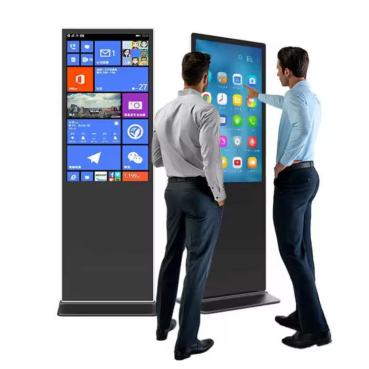 Chiosco touch screen verticale per informazioni e digital signage — dettaglio 3